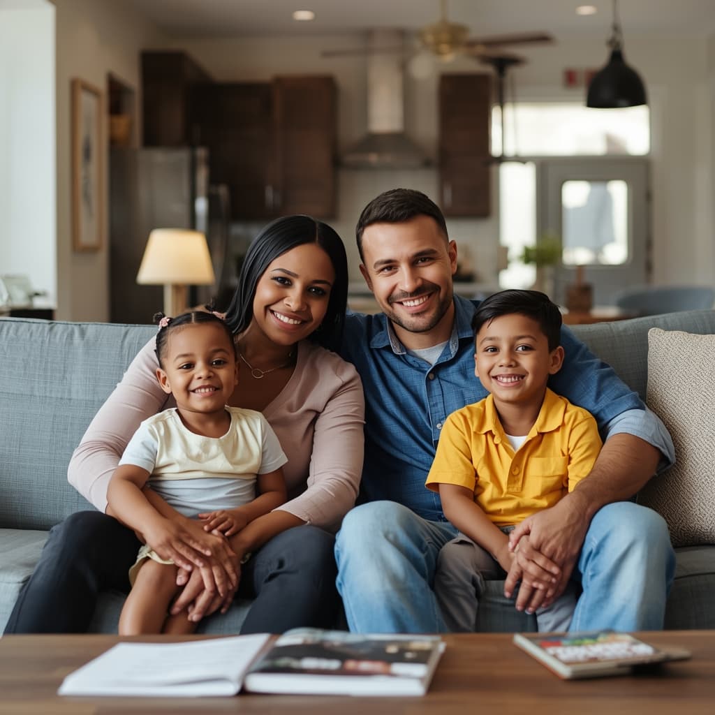 Happy Greenpoint Brooklyn family protected by Green Man professional pest control services